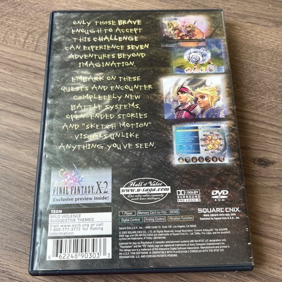 PS2 Unlimited Saga - TESTED - Picture 2 of 4